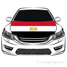 La coupe du monde la république arabe d&#39;egypte drapeau capot de voiture drapeau 100*150 cm